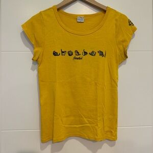 Rare Authentic B Kliban Cats x Hawaii Yellow Tee Size Small